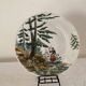 Jolie hand-decorated plate - Gien - Opaque porcelain - 26cm