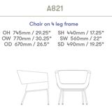 Pair of chairs Allermuir A821
