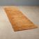 Ancient Asian wool rug, hand-knotted, 118 x 31 in.