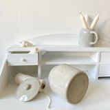 Sandstone pot with lid
