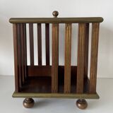 Small rotating desk bookcase