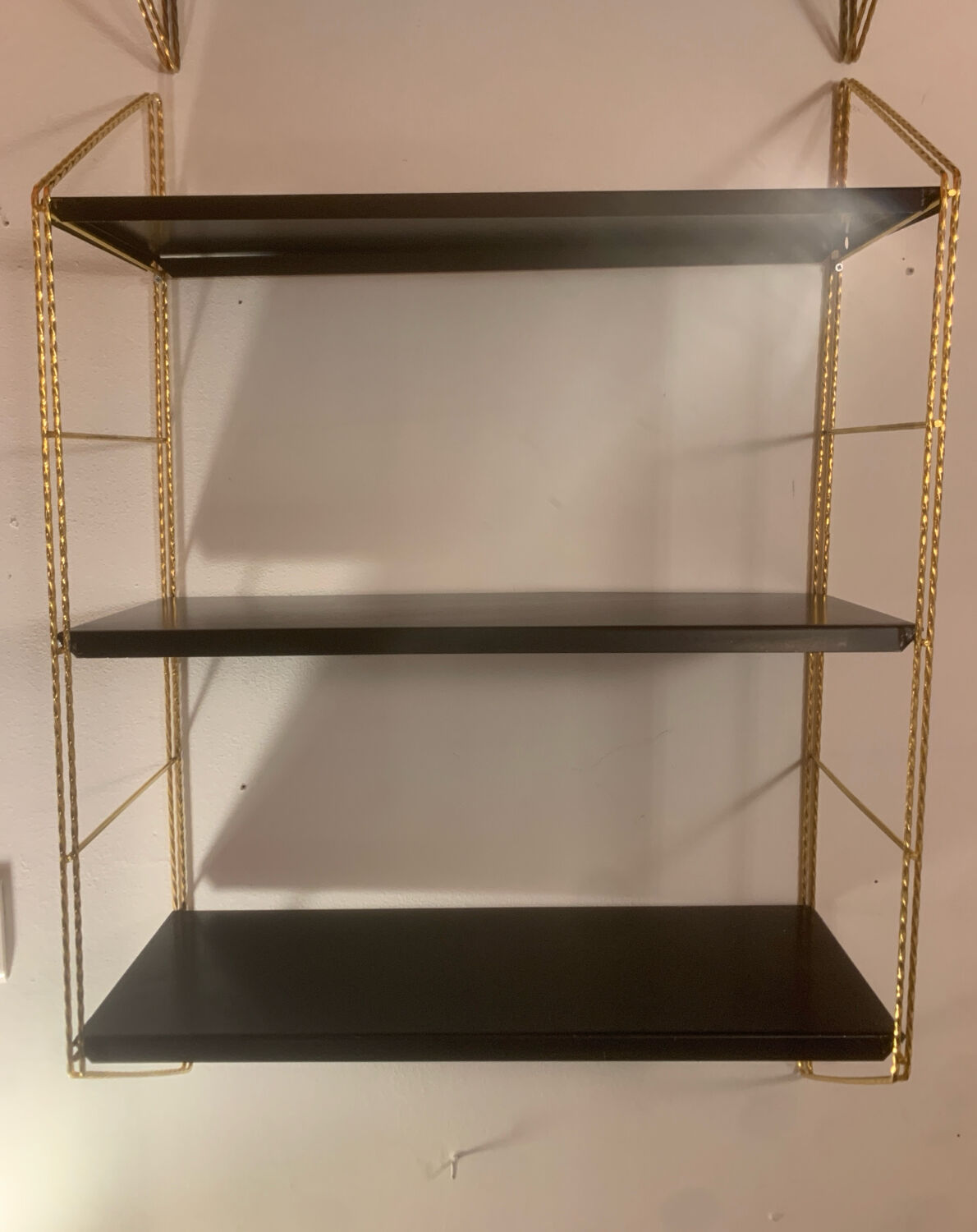 Vintage metal wall shelf