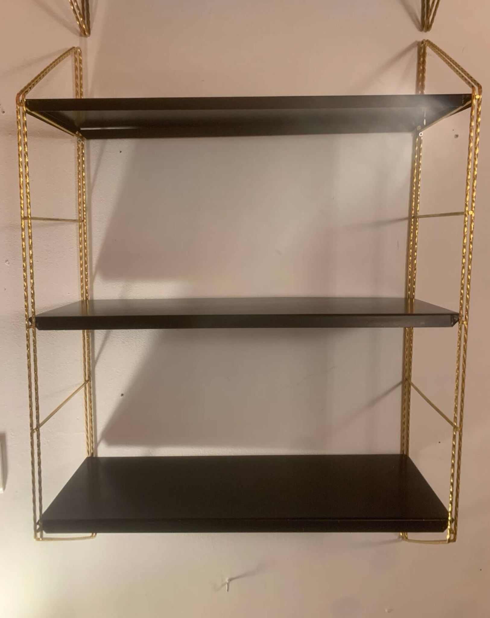 Vintage metal wall shelf