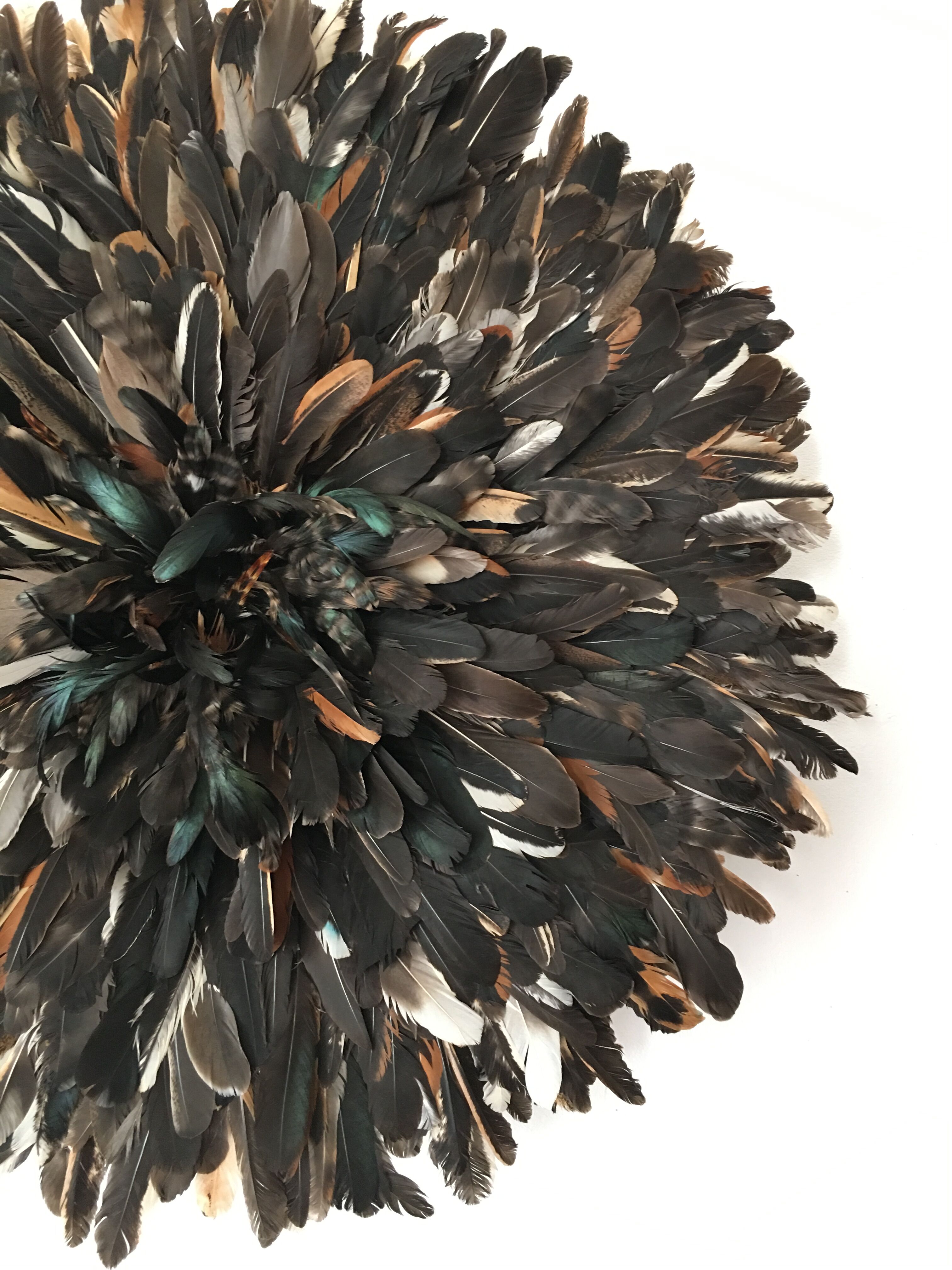 Juju hat black speckled 70 cm