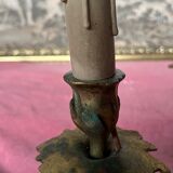 Gilt bronze chandelier 6 candles from the 100s