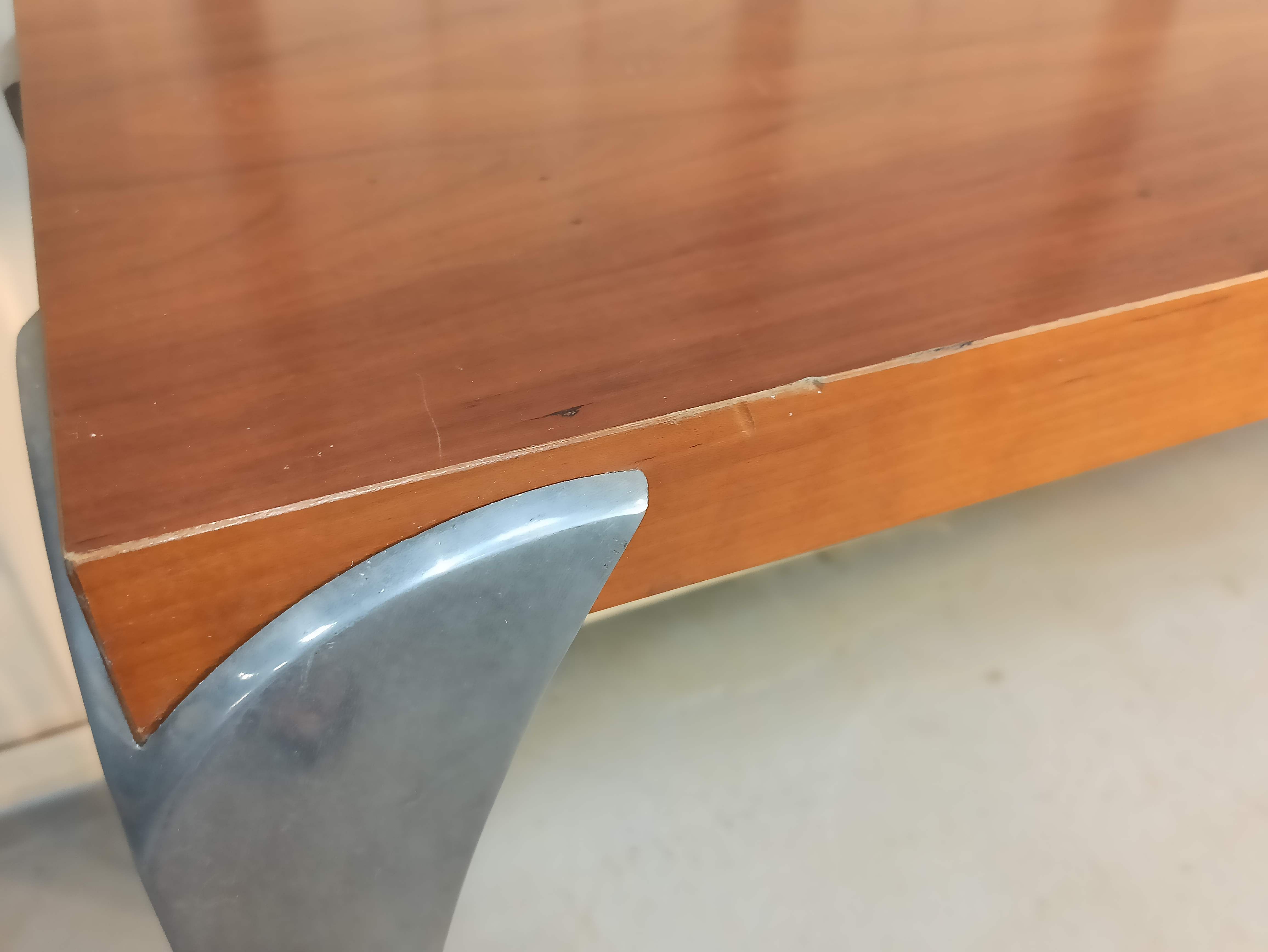 Console BoConcept longue enfilade nordique aluminium alu 70