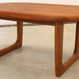 Holstebro vintage deense teak salontafel 'Oksby'