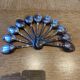 12 cuillères à entremets métal argenté