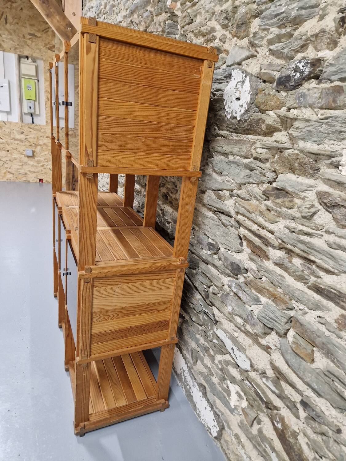 80s pine buffet in revival style