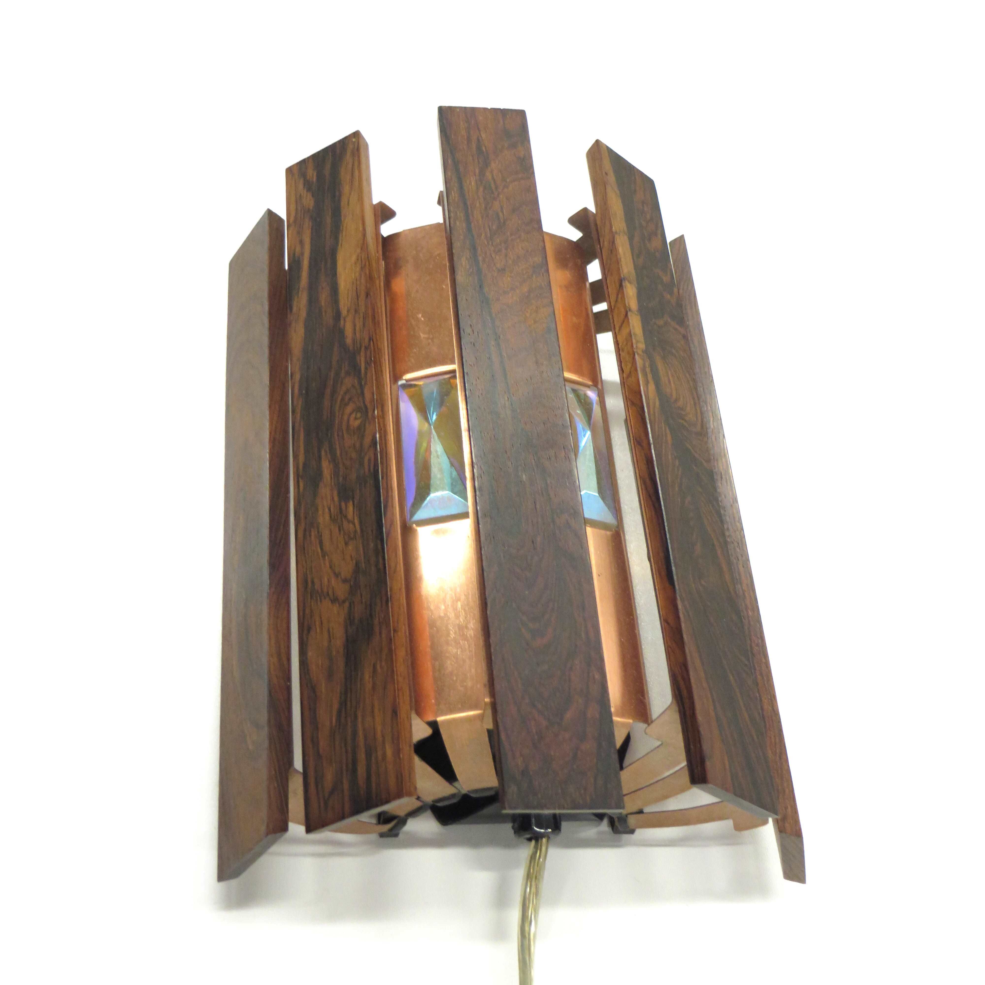 Vintage wall lamp by Werner Schou Coronell made in the 70s