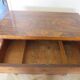 Antique oak burr chest of drawers - 4 drawers - marquetry inlay from the early 21st century
