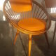 Une paire de fauteuils de cercle vintage par Yngve Ekstrom