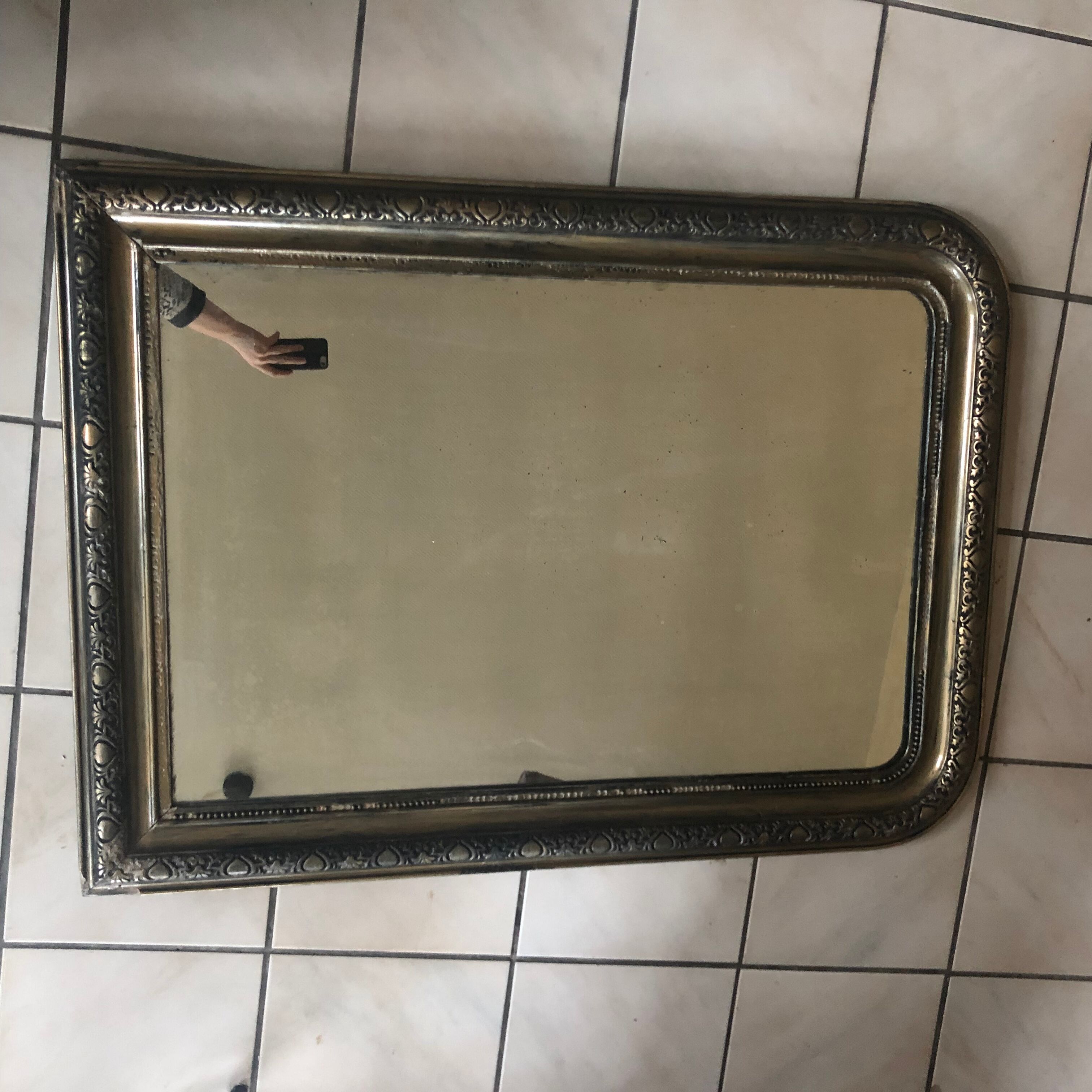 Gilded Louis Philippe mirror 82x112cm