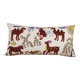 Vintage embroidered cushion cover 46x86 cm