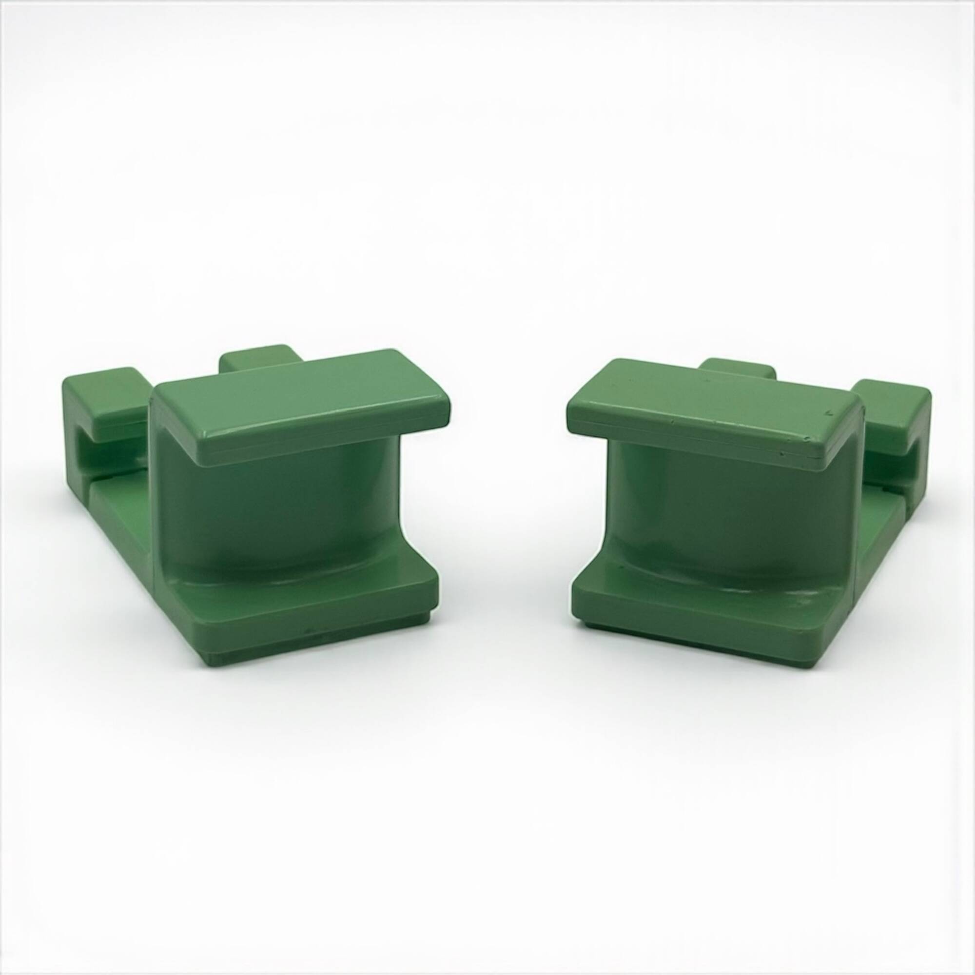 Teal Green Olaf von Bohr Gedy Hooks, Italy 1970s – Space Age Design