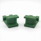 Teal Green Olaf von Bohr Gedy Hooks, Italy 1970s – Space Age Design