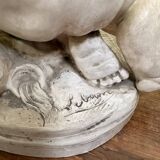 Lebrun: Glazed terracotta putti