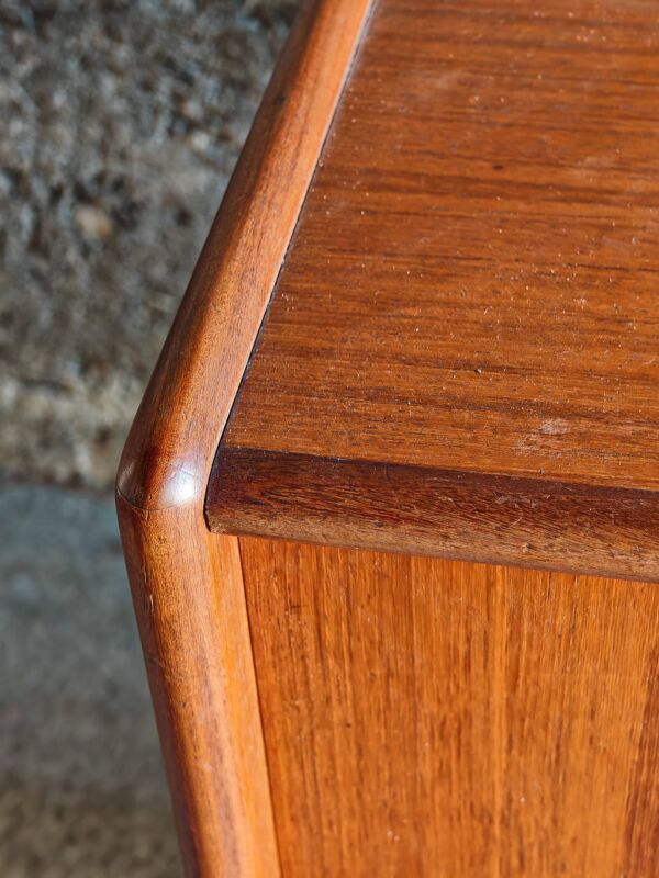 Enfilade en teck de Johannes Andersen pour Roche Bobois, 1960s