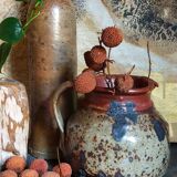 Traditional pottery sandstone pyrite Art-popular XIXth