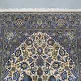 Vintage persian hand-woven keshan carpet ,240x141