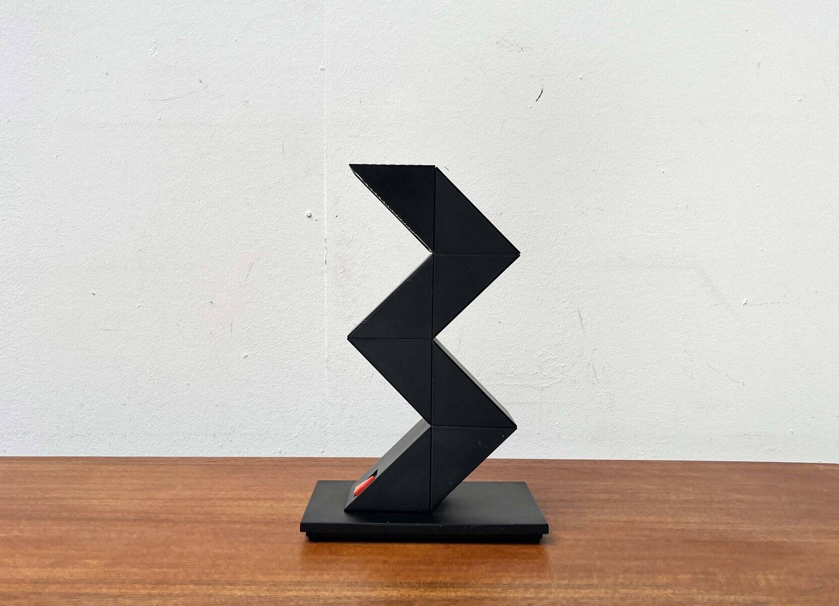 Flexible table lamp Z-Lite Zig Zag postmodern model, 1980s