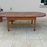 Old oval farm table 2m42