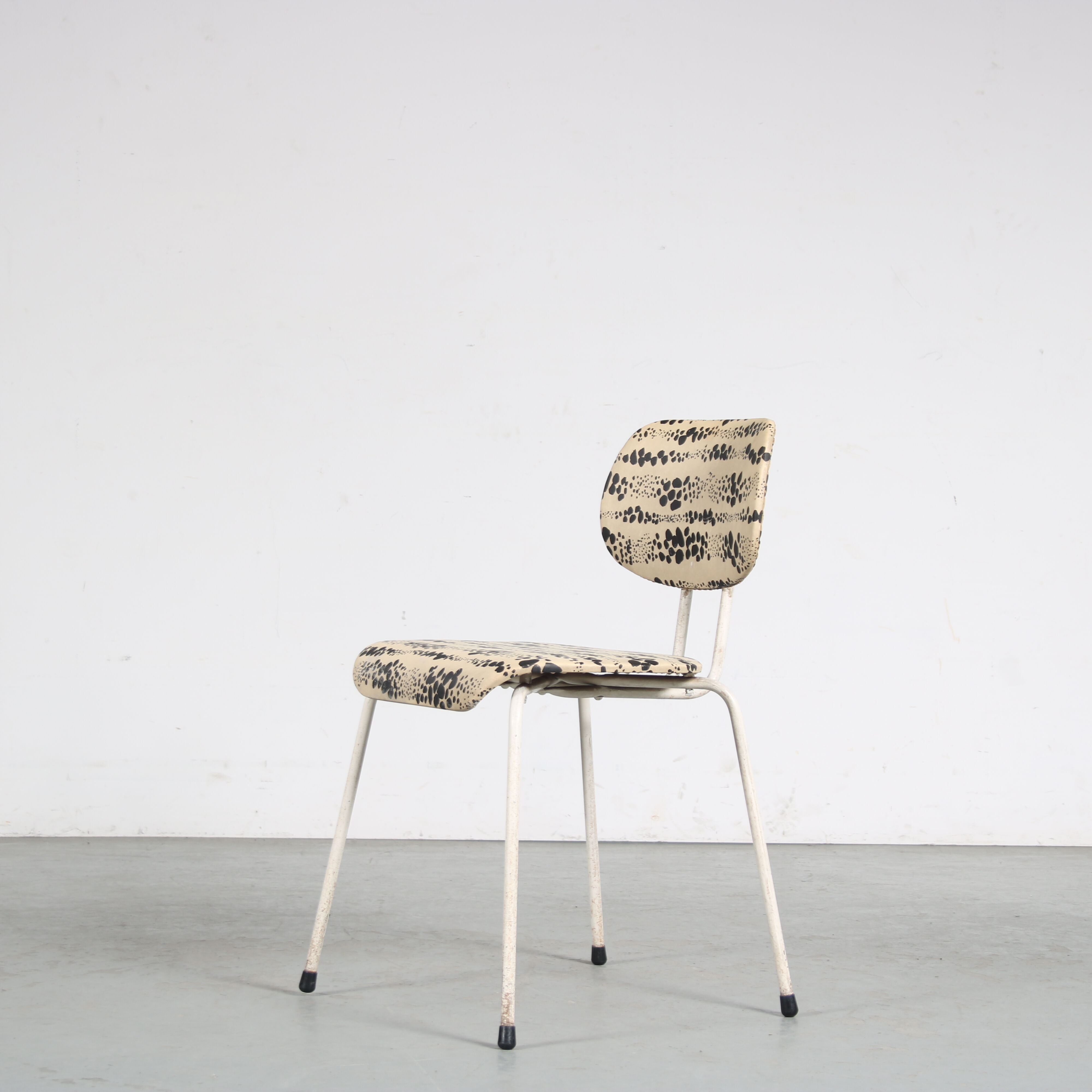 Pair of Willy van der Meeren side chairs for Tubax, Belgium, 1950