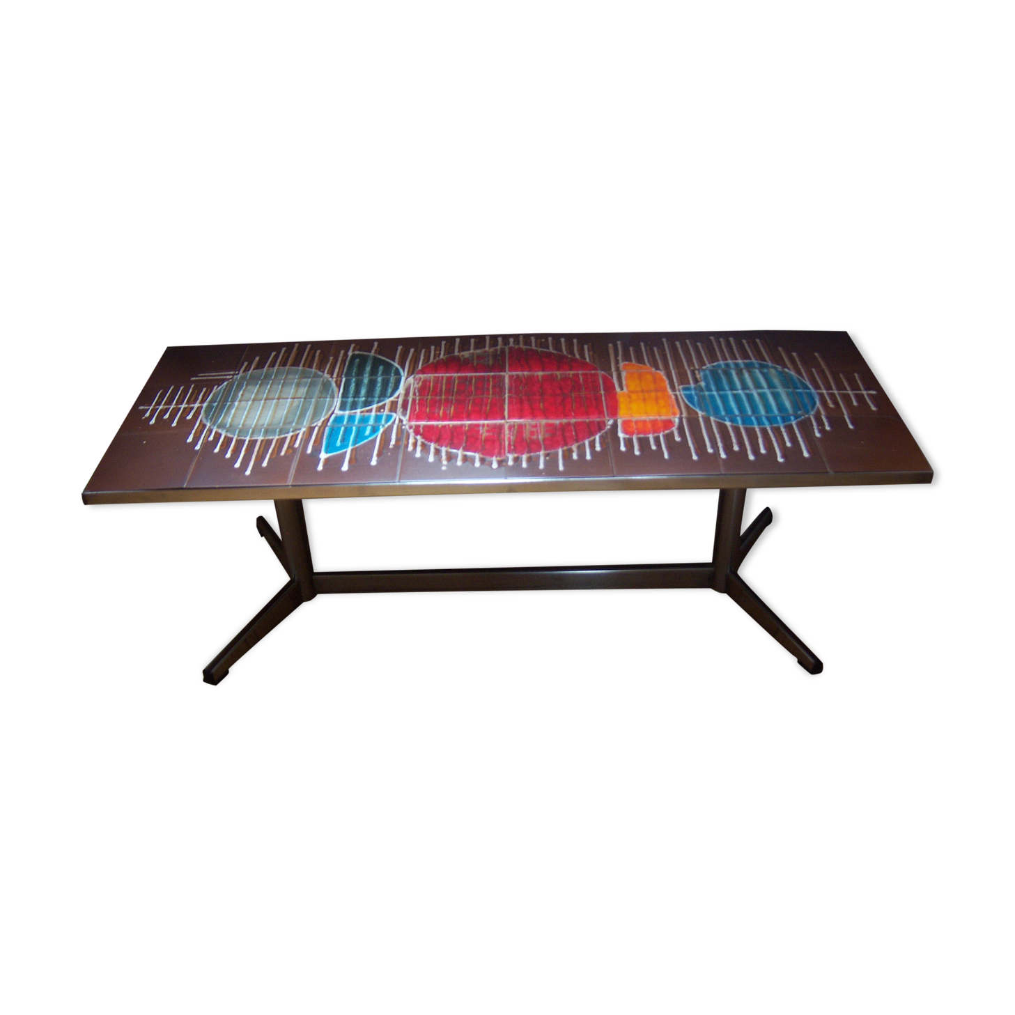 Table low ceramic 70s