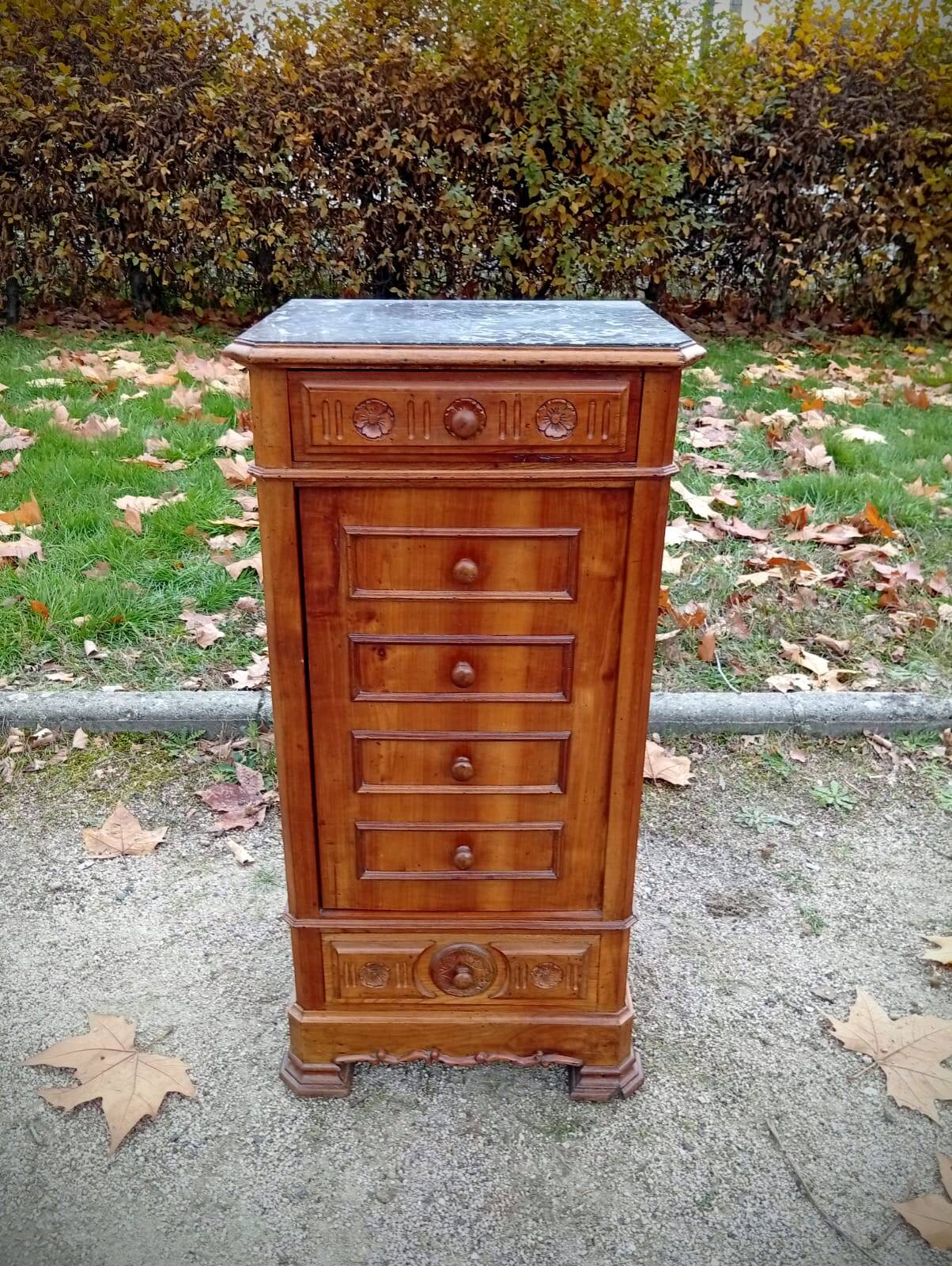 Antique bedside table