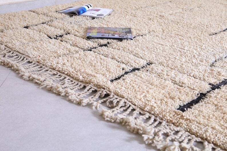 Tapis en laine taille 2/2 m