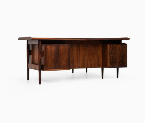 Executive desk in rosewood by Arne Vodder for Sibast Møbler