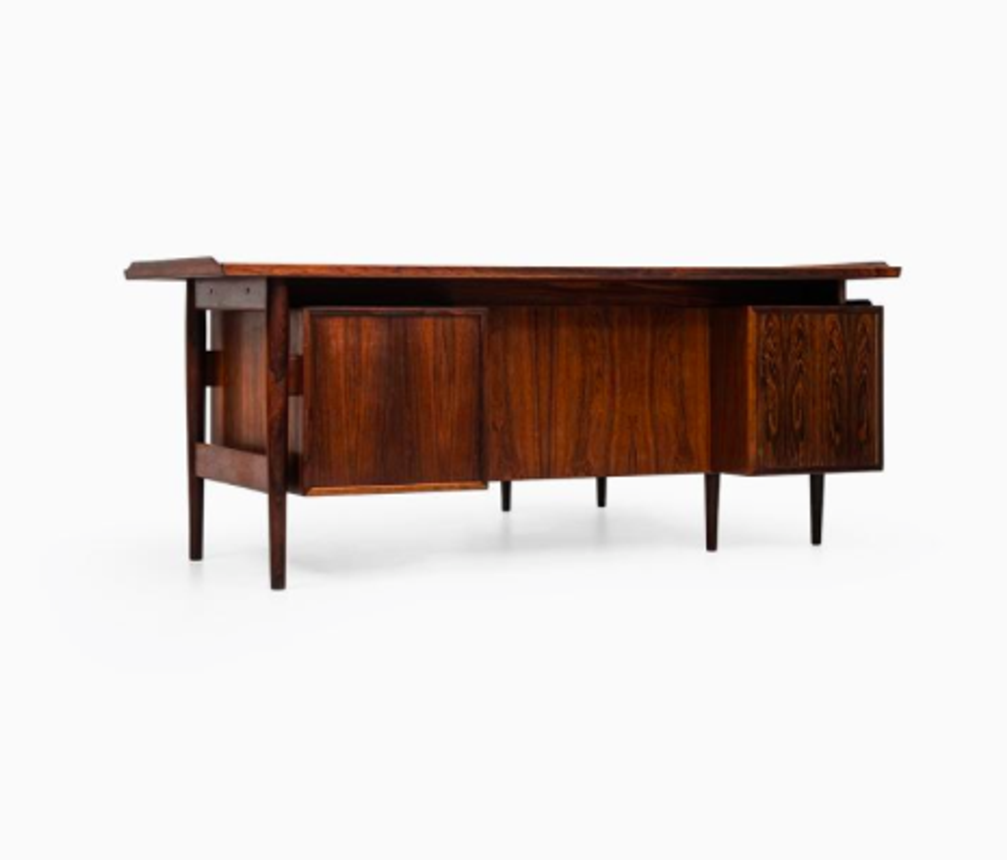 Executive desk in rosewood by Arne Vodder for Sibast Møbler