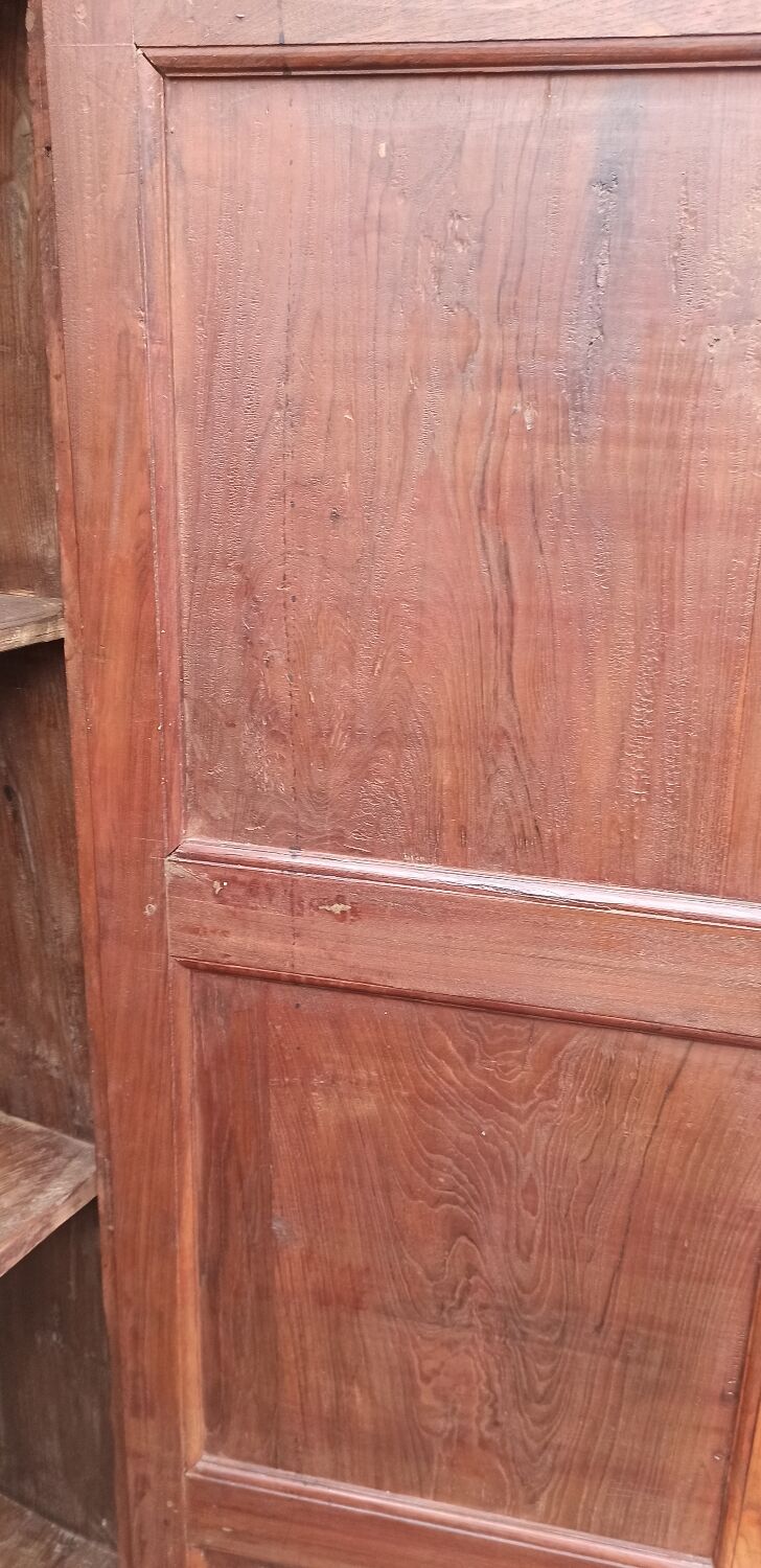 Old wooden wardrobe