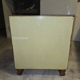 Vintage bamboo bedside table
