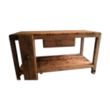 Pickled Carpenter Workbench