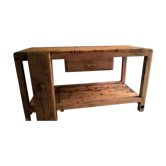 Pickled Carpenter Workbench