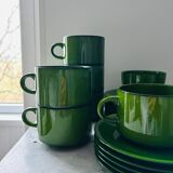 Set of 25 dessert and coffee pieces