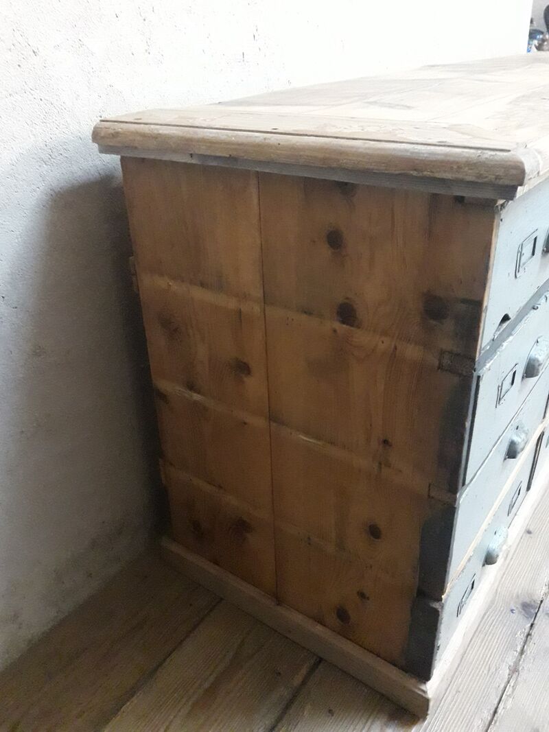 Industrial sideboard with 16 drawers