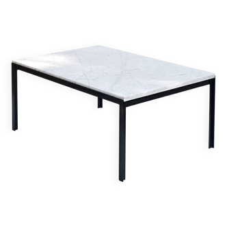Florence Knoll marble coffee table "T-Angle" 1960s