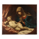 Ancient painting of the Virgin Mary, copy after Guido Reni, 18th century.