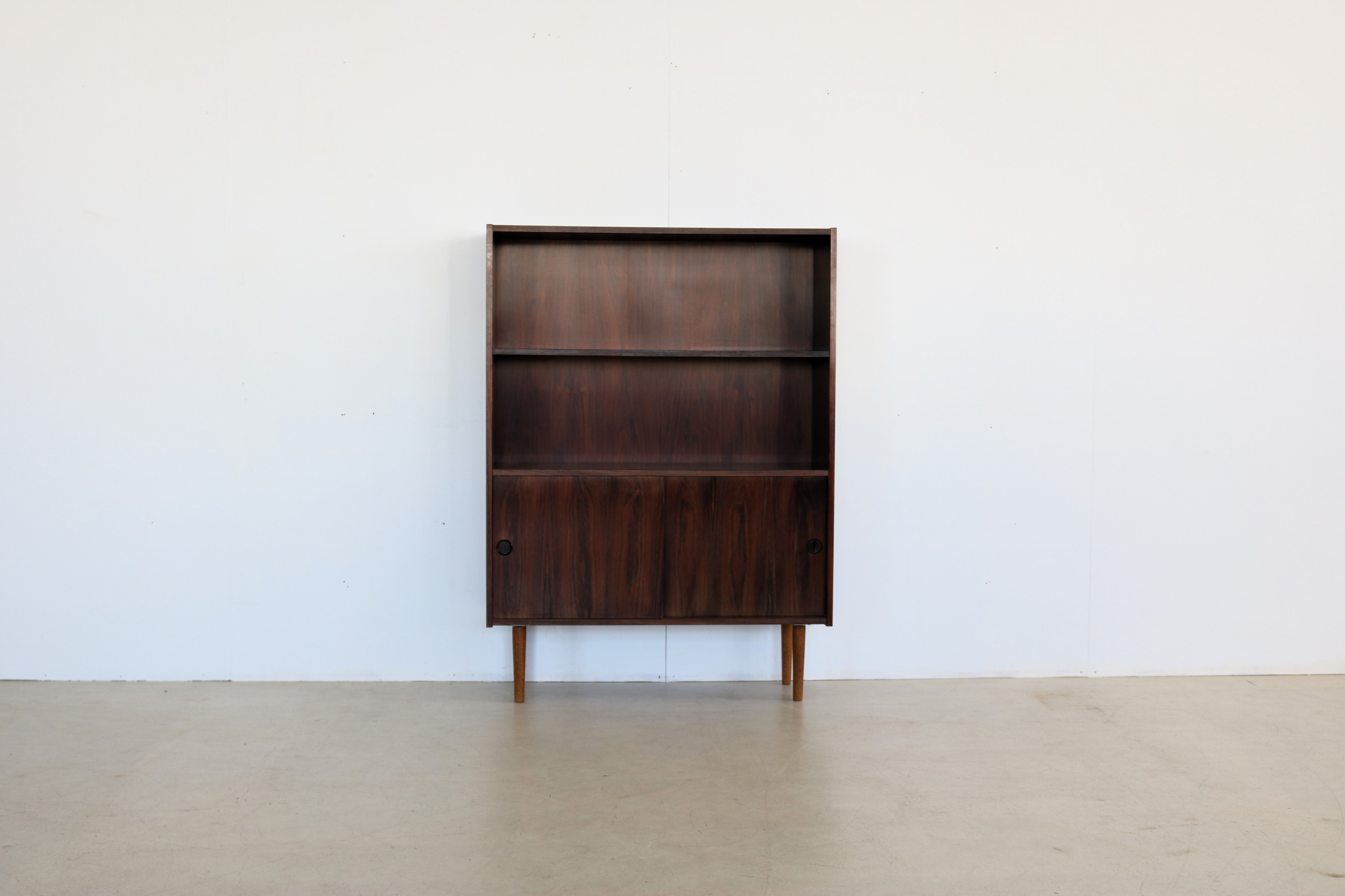 Vintage bookcase with storage