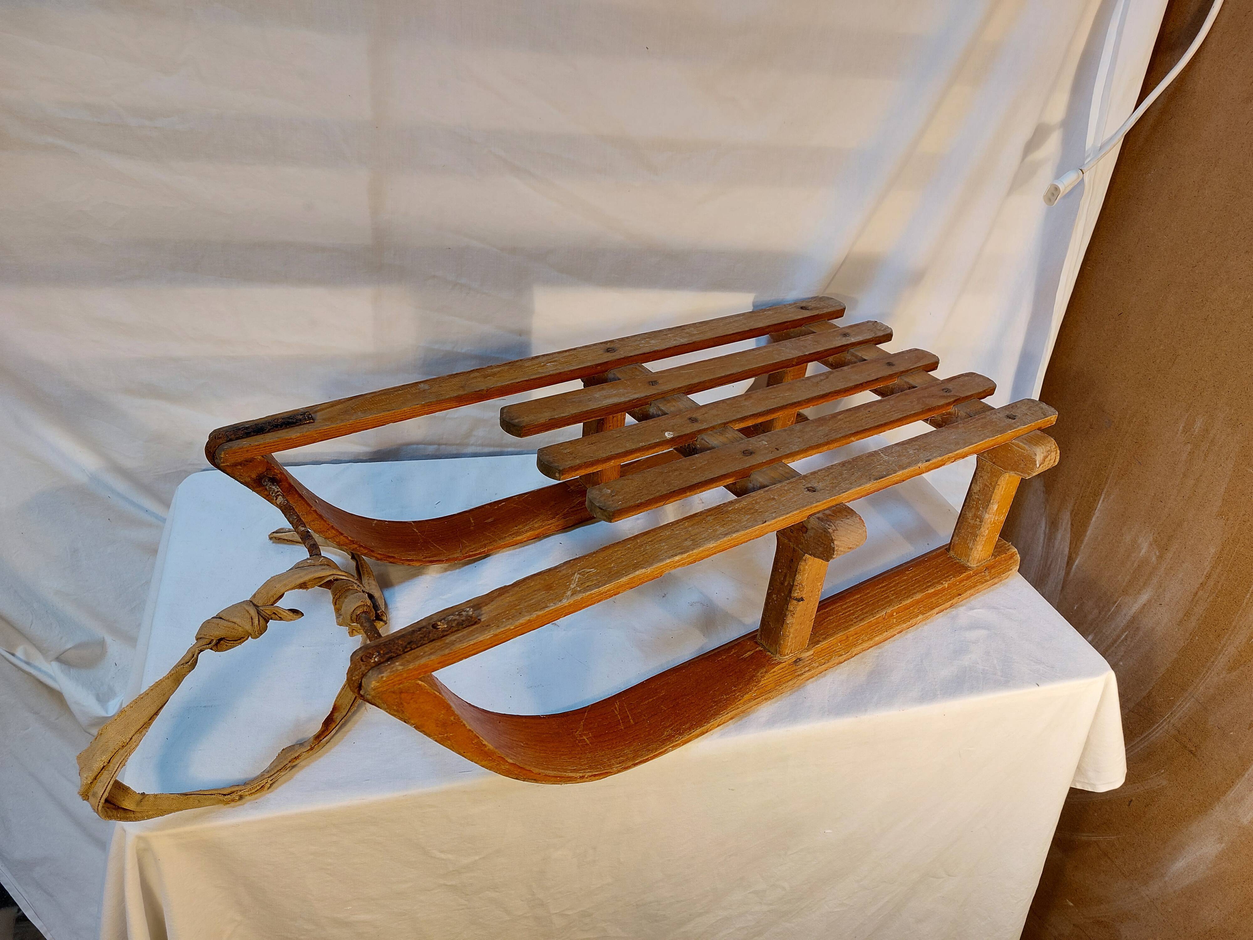 Old wooden sledge