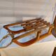 Ancienne luge en bois