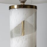 Pair of glass lamps by Bergboms Sweden 1970s