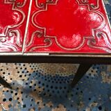 Vintage tiled square coffee table 60s/70s