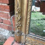 Golden Louis XV mirror with gold leaf - 140x103cm