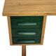 Bureau vintage des années 1960, design de bureau compact