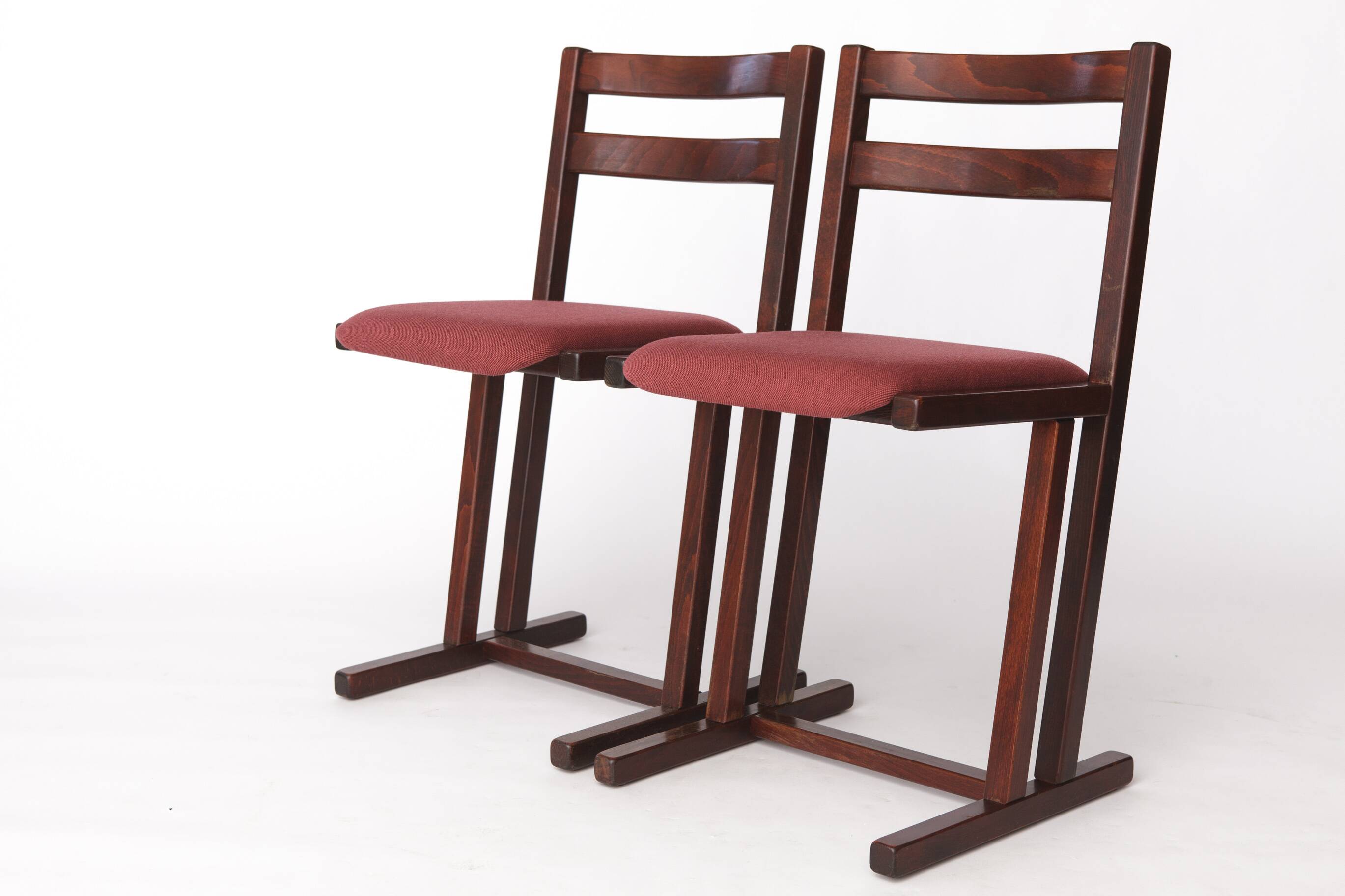 Pair of Vintage Casala Dining Chairs – Mid-Century German Design, Beechwood