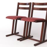 Pair of Vintage Casala Dining Chairs – Mid-Century German Design, Beechwood