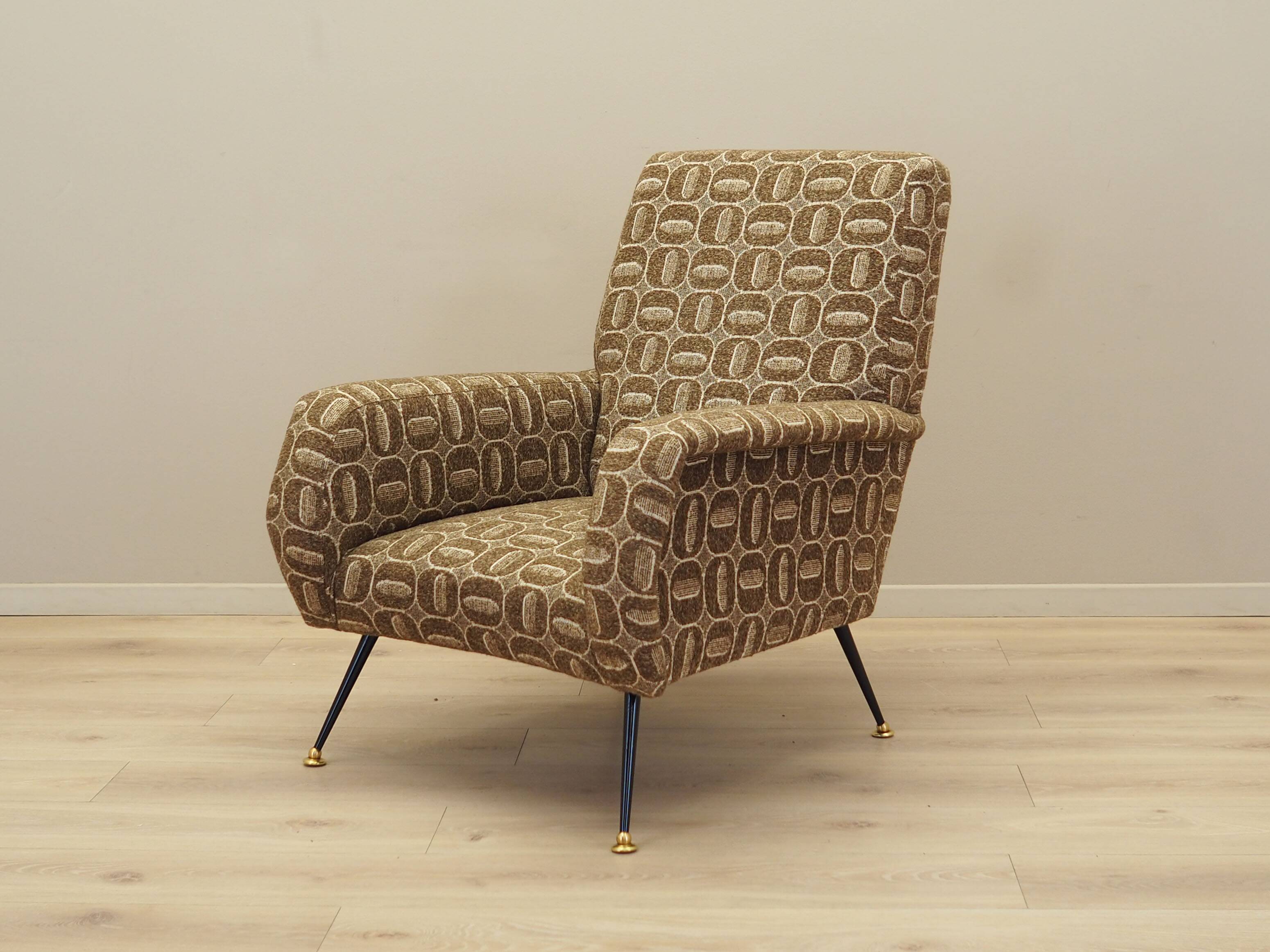 Lounge chair, Italian design, 1970s, production: Italy